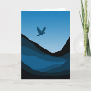 Blank Sympathy Card im Tal Karte
