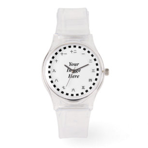 Blank Template (CHN/J Face) von Kenneth Yoncich Armbanduhr