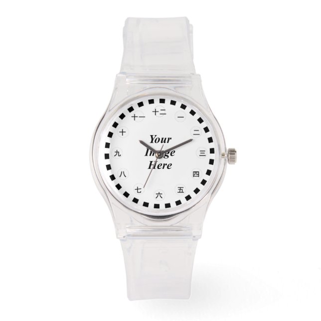 Blank Template (CHN/J Face) von Kenneth Yoncich Armbanduhr (Vorderseite)