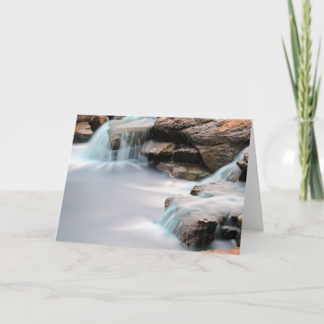 Blank Texas Sugar Land Park Silky Wasserfall Karte (Vorderseite)