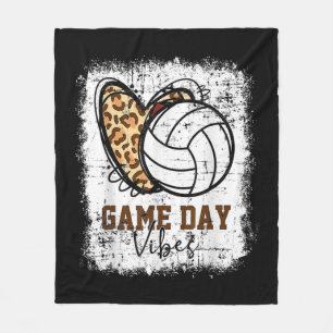 Blank Volleyball Game Day Vibes Volleyball Mama Fleecedecke