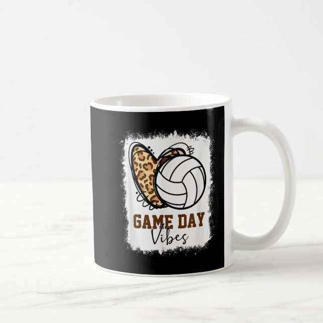 Blank Volleyball Game Day Vibes Volleyball Mama Kaffeetasse (Rechts)