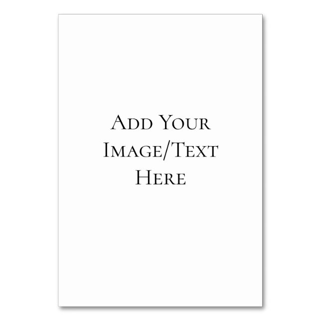 Blank Wedding Templates | Elegant Customizable  Tischnummer (Vorderseite)