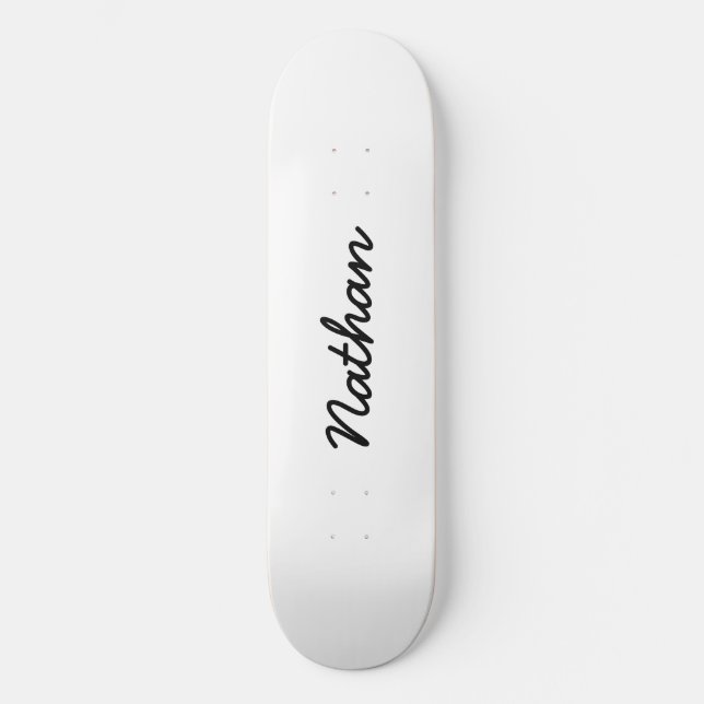 Blank weiß skateboard (Vorderseite)