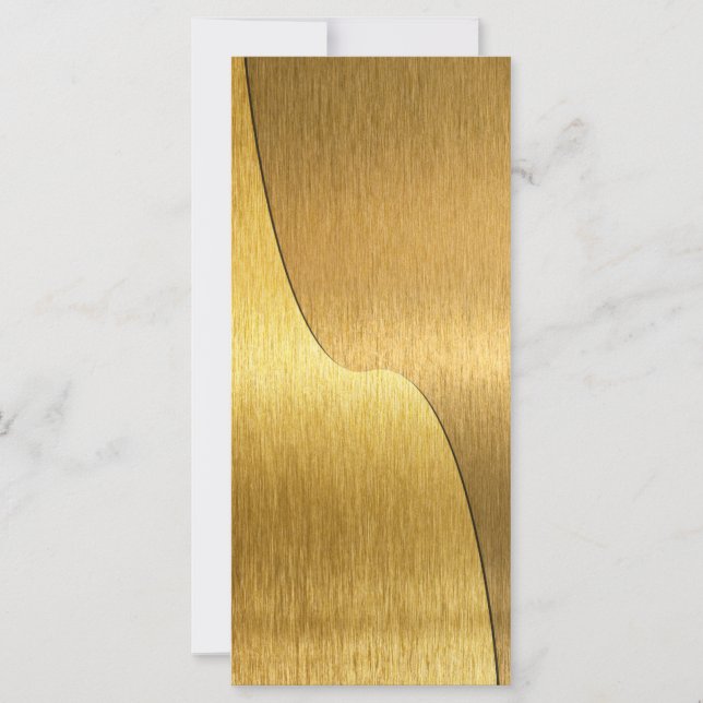 Blank Yin Yang Gold Rack Cards (Vorderseite)