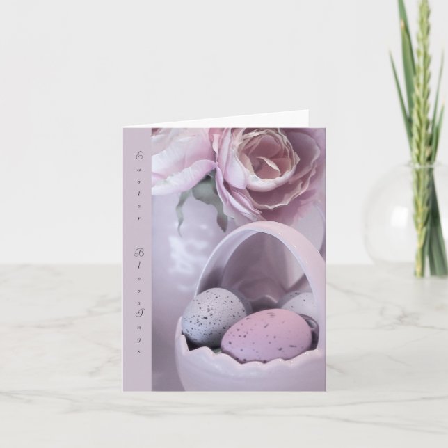 Blankarte "Ostersegnung" Feiertagskarte (Vorderseite)