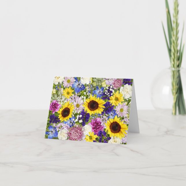 Blanken der Mitteilungskarten für die Blume der Ga (Vorderseite)