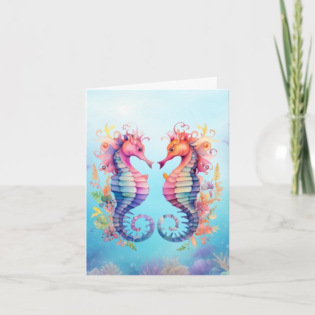 Blankenkarte des Sea Horse Jedes Anlasses (Vorderseite)
