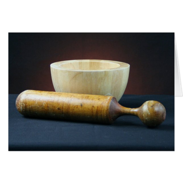 Blankenkarte für Mortar und Pestle (Vorderseite (Horizontal))