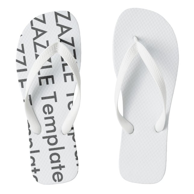 Blankenvorlage für benutzerdefinierte Flip-Flops Flip Flops (Fußbett)