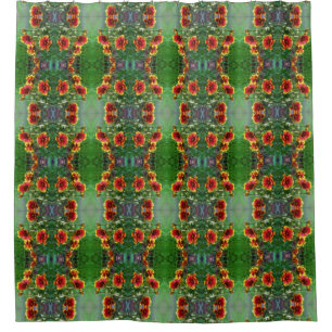 Blanket Blume Daisies Wasserfarbe Abstrakt Duschvorhang