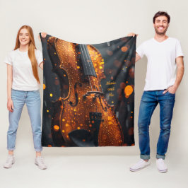 Blanket für Musikerlehrer Student Violinist Fleecedecke