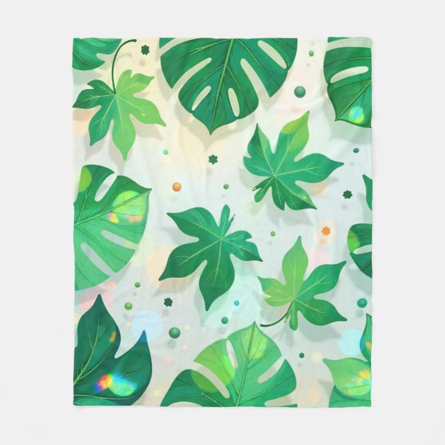 Blanket Hojas al Alba Fleecedecke (Vorderseite)