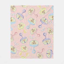 Blanket Jewelry Bear Rattle Fleecedecke