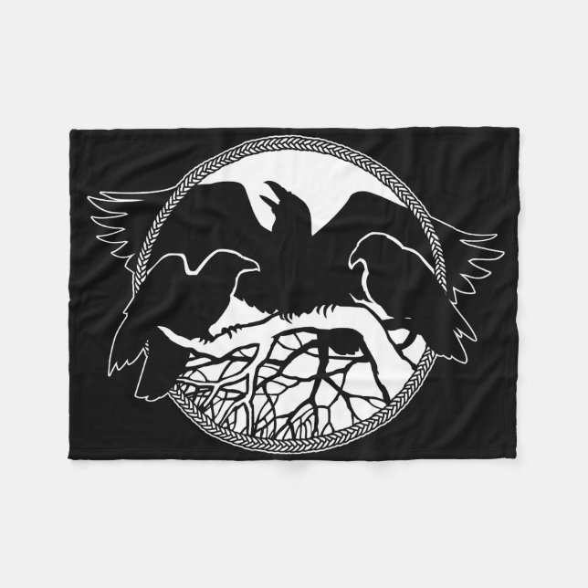 Blanket-Native Spirit-Fleece-Blanken Fleecedecke (Vorderseite (Horizontal))