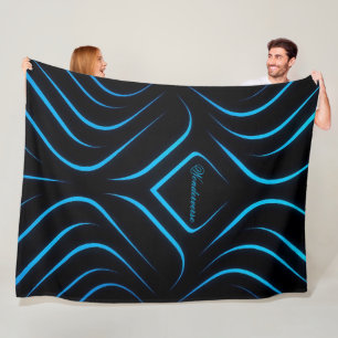 Blanket - nebelblau fleecedecke