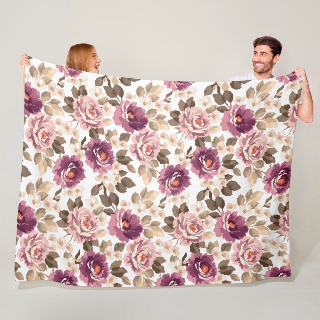 Blanket - Sommer-Blossom-Design Fleecedecke (Beispiel)