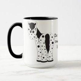 Blanket und Leopard Große Hintern Appaloosa Pferde Tasse