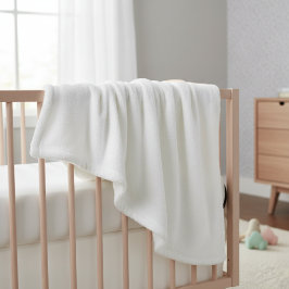 blanket white solid color trendy fleecedecke