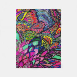 Blanket Zen Tangle Nah-up Kunst, Dichtung und Musi Fleecedecke
