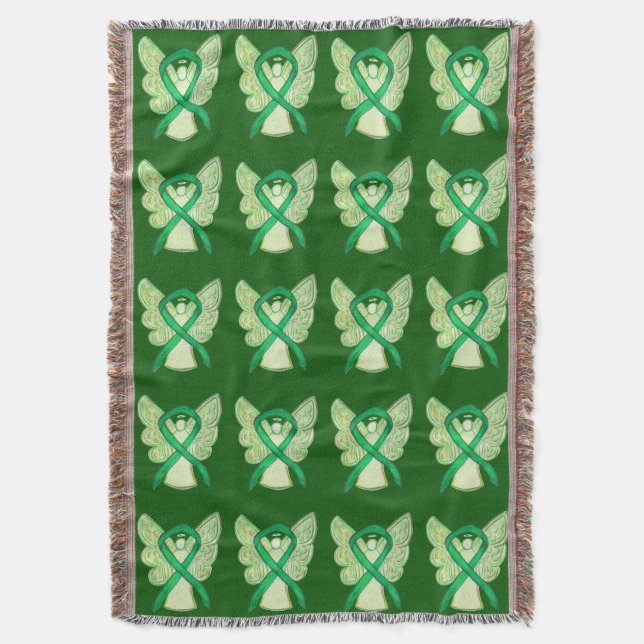 Blankets für das Kunstgewerbe "Nebennierenrindenkr Decke (Vorderseite Vertikal)