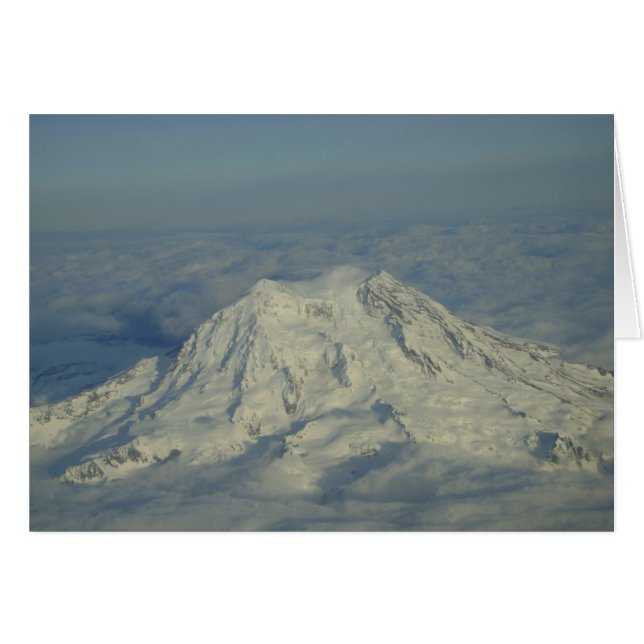 Blankkarte des Mount Rainier (Vorderseite (Horizontal))