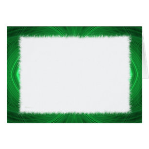 Blankkarte mit der Grenze des grünen Fraktals