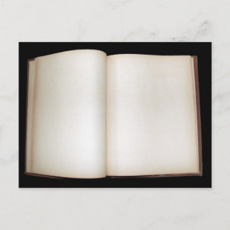 Blanko Seiten Postkarte