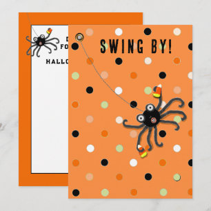 Blankoeinladungen für Halloween-Partys Einladung