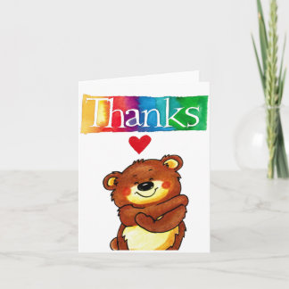 Blankokarte Dankeskarte