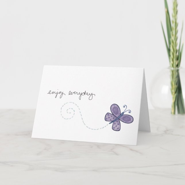 Blankokarte Dankeskarte (Vorderseite)