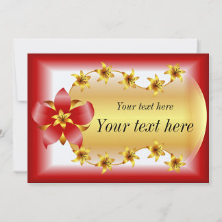 Blankokarte Feiertagskarte