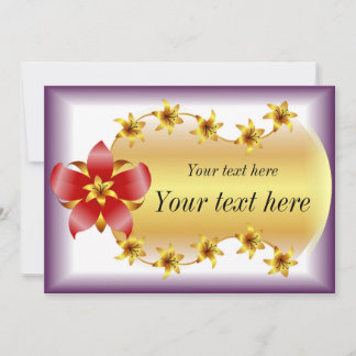 Blankokarte Feiertagskarte