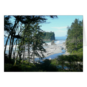 Blankokarte für den Olympischen Nationalpark