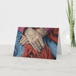 Blankokarte "Hände der Zeit" Karte