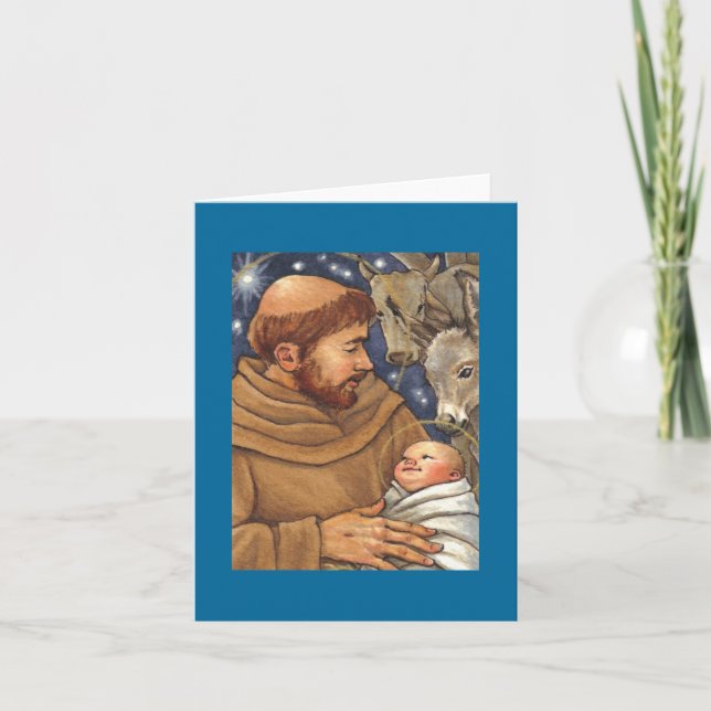 Blankokarte St. Francis Weihnachten (Vorderseite)