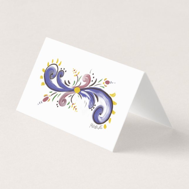 Blankonotecards (Vorderseite)
