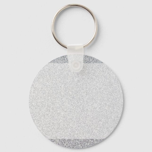 Blankovorlage für Silver Glitzer Schlüsselanhänger (Vorderseite)