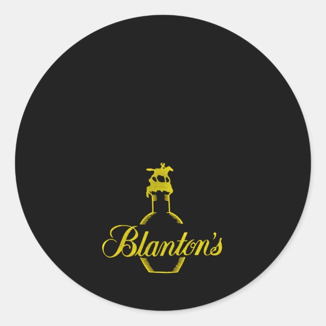 Blanton-Pferde Runder Aufkleber (Vorderseite)