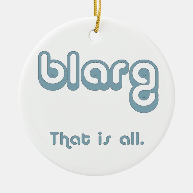 blarg. keramik ornament (Vorne)