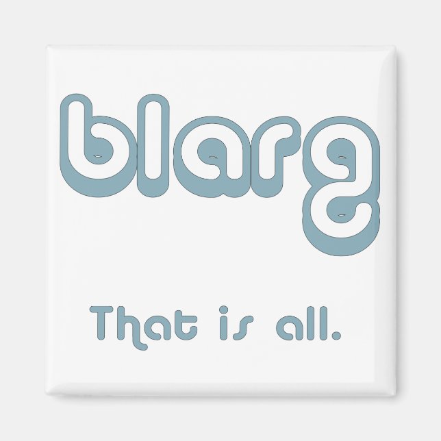 blarg. magnet (Vorne)