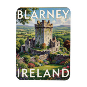 Blarney Castle Irland Historisches Steinmonument Magnet