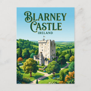 Blarney Castle Irland Postkarte