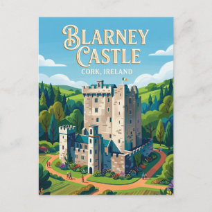 Blarney Castle Irland Postkarte