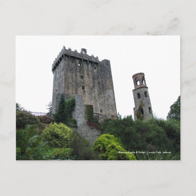 Blarney Castle & Tower, Cork, Ireland Postcards Postkarte (Vorderseite)