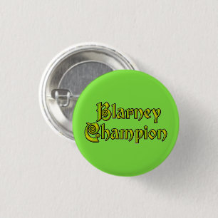 Blarney Champion lindgrüner kleiner Knopf Button