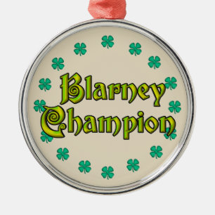 Blarney Champion Medaille Metal Ornament Aus Metall