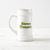 Blarney Champion white stein w gold trimmung