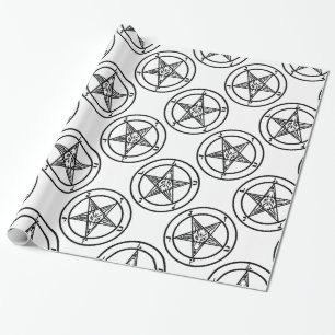 Bläschen-Pentagramm Geschenkpapier