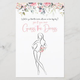 Bläschen | Raten Sie mal, die Dress Game Card